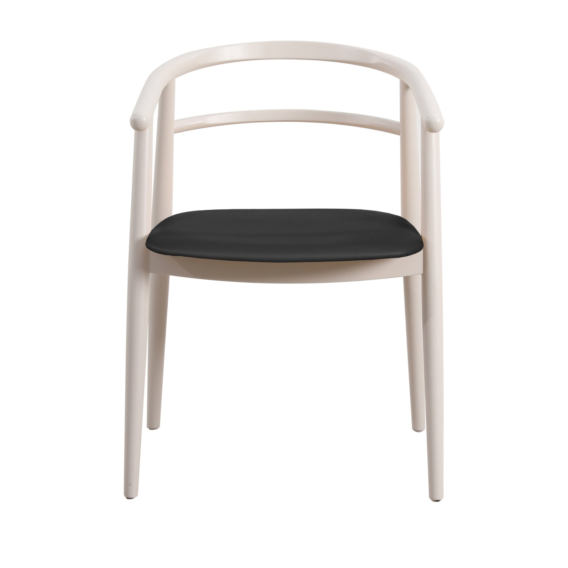 Søndervig, off-white bøg - lædersæde